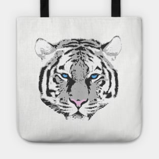 White tiger Tote