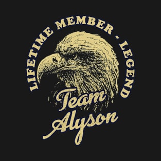 Alyson Name - Lifetime Member Legend - Eagle T-Shirt