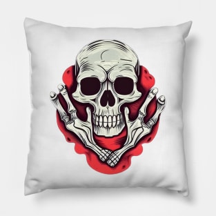 Cool skeleton Pillow