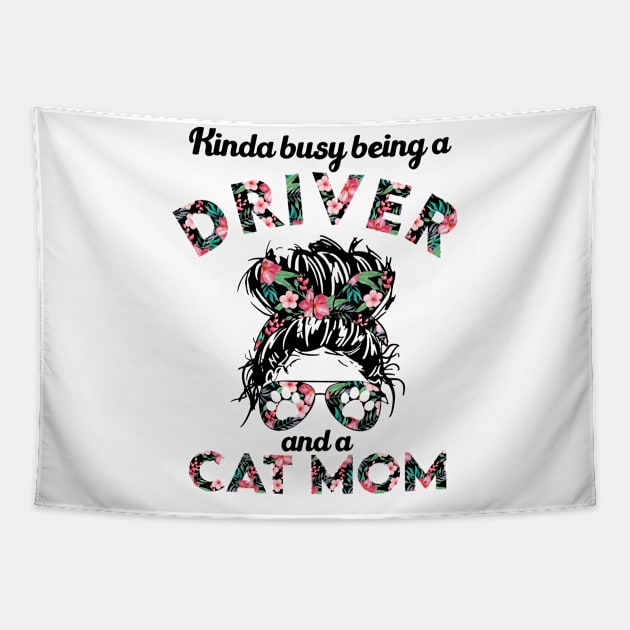 Driver cat mom funny gift . Perfect present for mother dad friend him or her Tapestry by SerenityByAlex