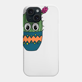 Cute Cactus Design #274: Cactus With Pretty Blooms Phone Case