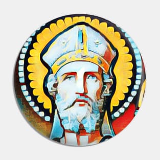 Anselm of Canterbury Abstract Portrait | Anselm of Canterbury Artwork 4 Pin