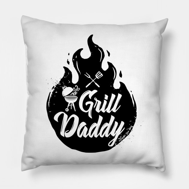 Grill Daddy © GraphicLoveShop Pillow by GraphicLoveShop