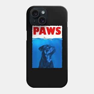 Rottweiler PAWS Tee Triumph for Admirers of Canine Majesty Phone Case