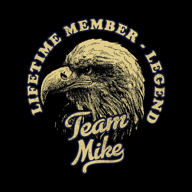 Mike Name - Lifetime Member Legend - Eagle by Stacy Peters Art