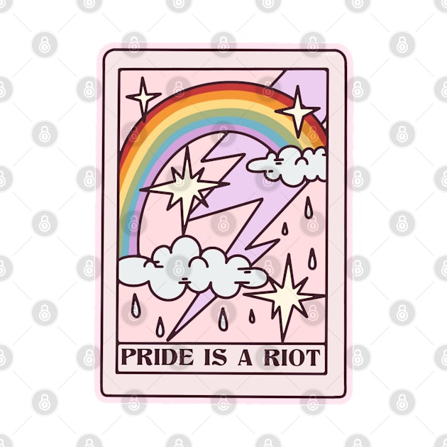 Pride Is A Riot Tarot Card by chiaraLBart