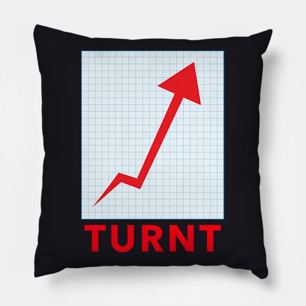 TURNT UP Pillow by TJWDraws