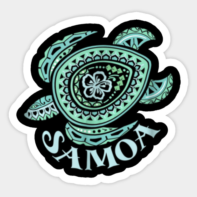 Samoan Tribal Turtle Samoan Tribal Turtle Sticker Teepublic