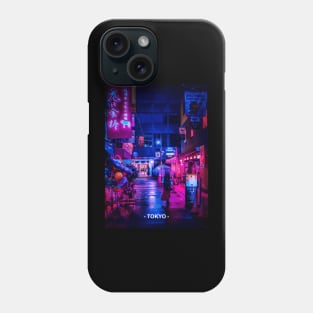 Tokyo Street Neon Synthwave Phone Case