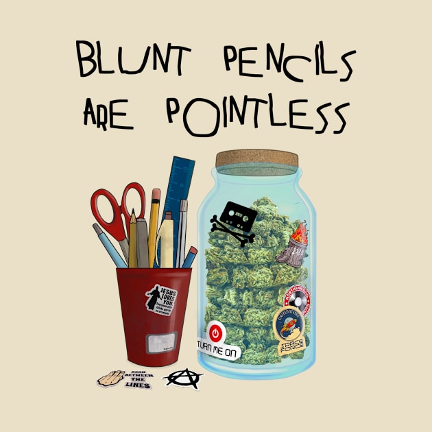 Blunt pencils by IceTees