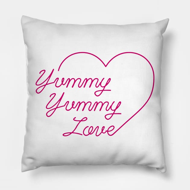 MOMOLAND YUMMY LOGO Pillow by PepGuardi