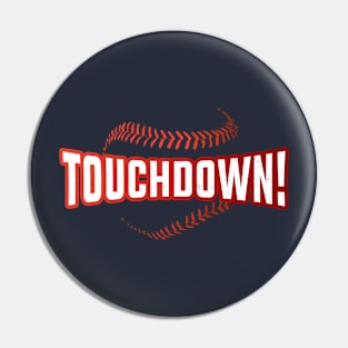 funny baseball Pin