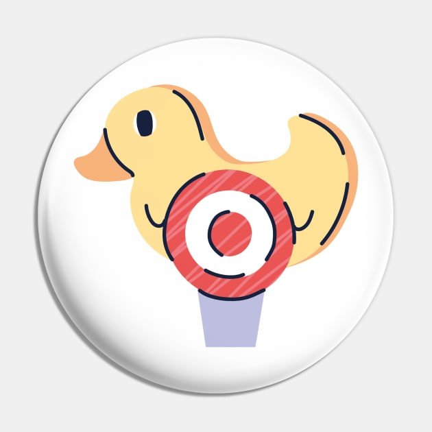 yellow duck red target design Pin by Artistic_st