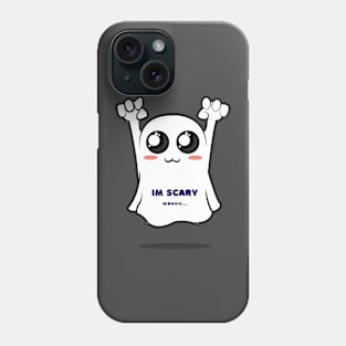 cutest ghost but not scary Phone Case