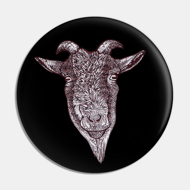 Goat head farm animal Pin by deadblackpony