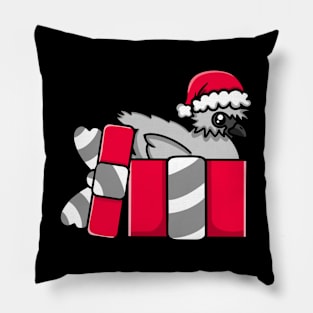 Cute Silky Chicken in Christmas Gift Pillow