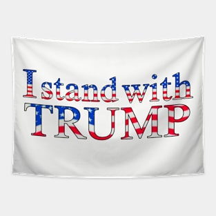 I stand with trump Tapestry