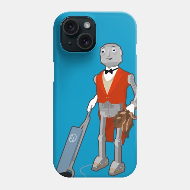 Horizons Robot Butler Phone Case by Radical Rad