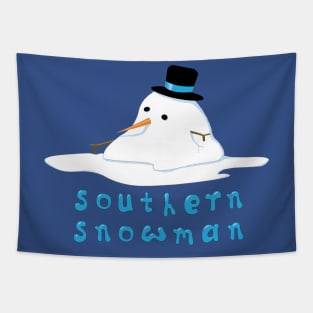 Southern Snowman Tapestry