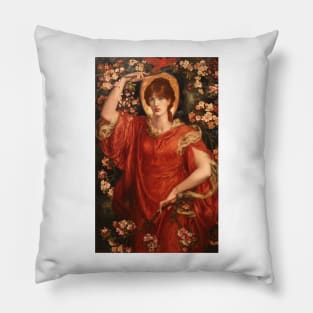 A Vision of Fiammetta, Dante Gabriel Rossetti Pillow