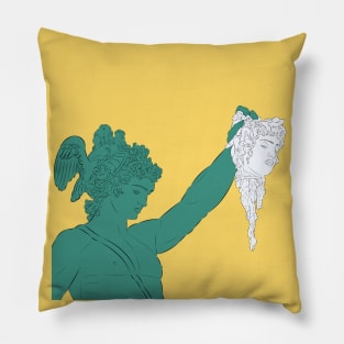 Perseus With The Head of Medusa Pillow