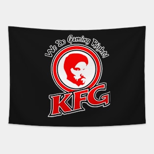 Kentucky Fried Gamers Logo Tapestry