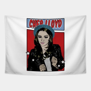 Cher Llyod Pop Art Comic Style Tapestry