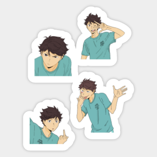 oikawa stickers teepublic