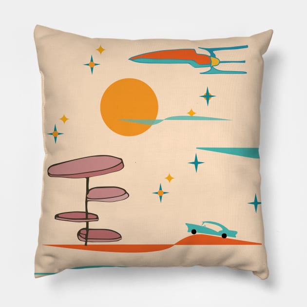 Vintage Travel Pillow by bruxamagica