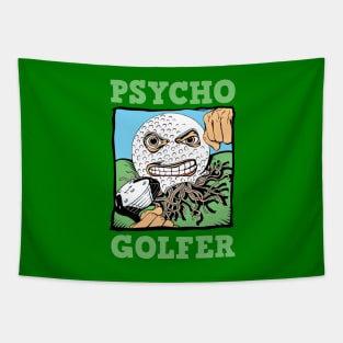 Psycho Golfer Tapestry