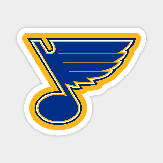 St Louis Blues Magnet by Lesleyred