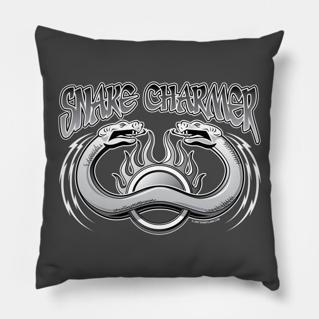 Snake Charmer Crest Pillow by eShirtLabs