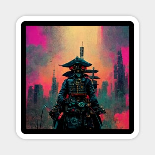 Neo Bushido - Cyberpunk Samurai Magnet