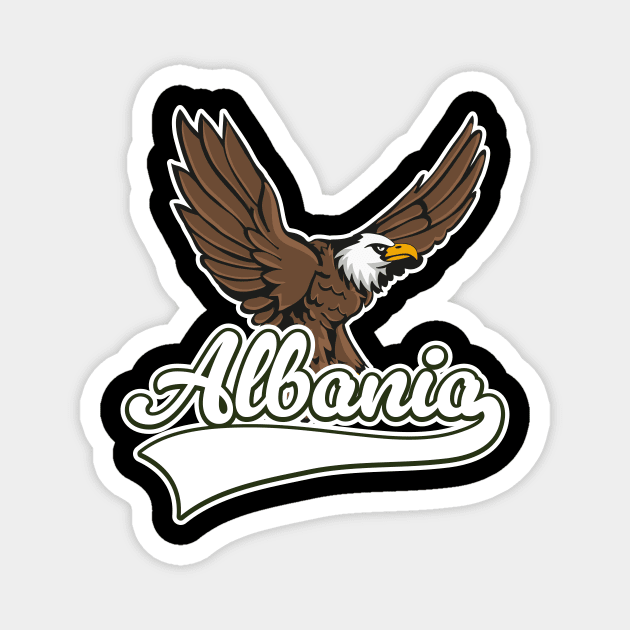 Albania Travel Patch Magnet by nickemporium1