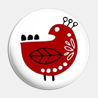 red bird Pin