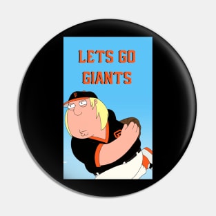 Lets Go Giants Pin