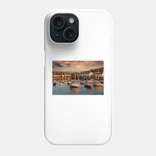 Aberaeron Harbour at Dusk Phone Case