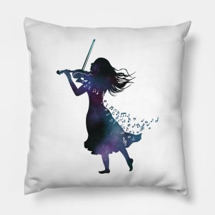 Galaxy Violinist Pillow