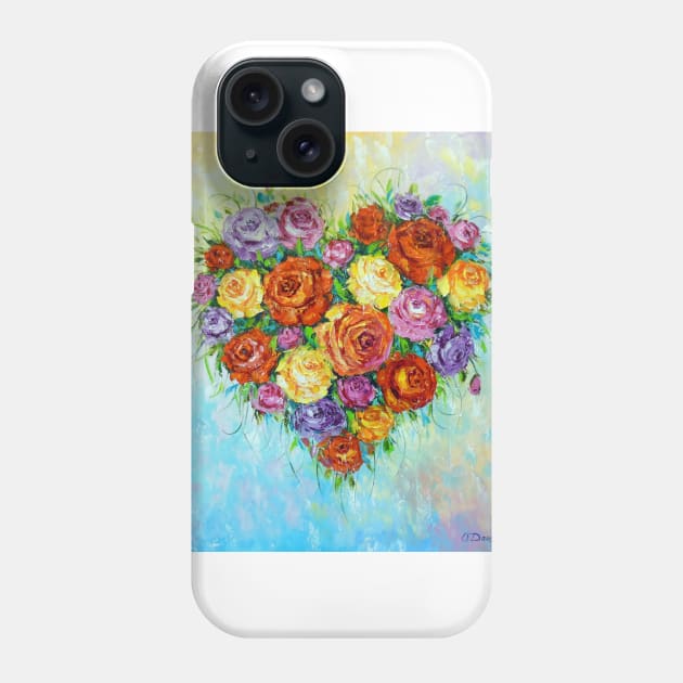 My heart blooms when you are near an Phone Case by OLHADARCHUKART