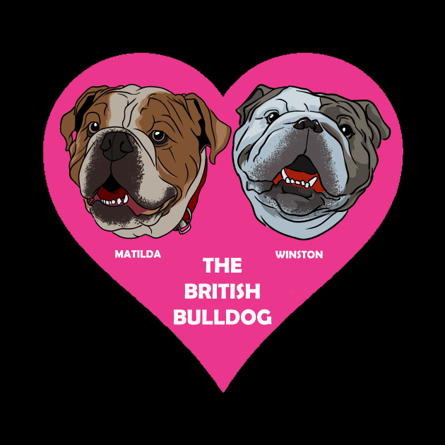 Matilda and Winston - The British Bulldogs by EvoComicsInc