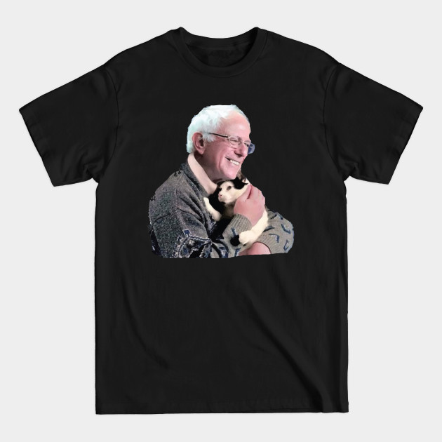 Disover Bernie Hugging Cat - Bernie Sanders - T-Shirt