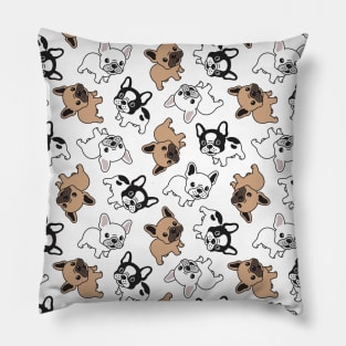 Dogs Seamless Pattern Design Pillow