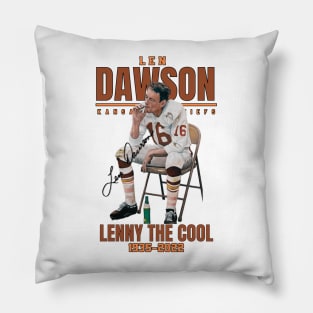Len Dawson Aesthetic Tribute 〶 Pillow