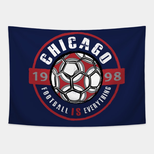 Football Is Everything - Chicago Vintage Tapestry by FOOTBALL IS EVERYTHING