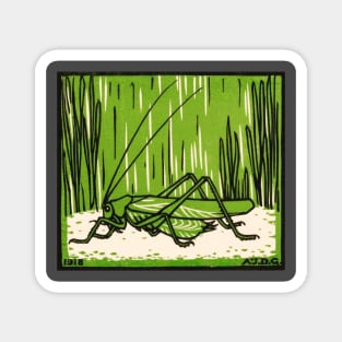 Vintage Grasshopper Magnet