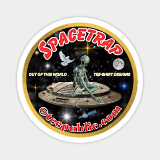 Spacetrap Logo of Our Favorite Martian Magnet