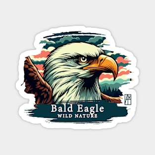 Bald Eagle - WILD NATURE - BALD EAGLE -1 Magnet