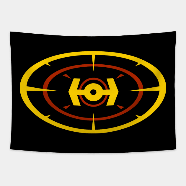 Tie Fighter Bullseye Tapestry by ilrokery