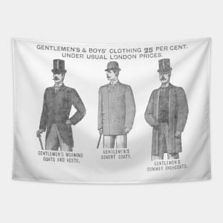 Vintage Advertisement - Gentlemen's Clothing Tapestry