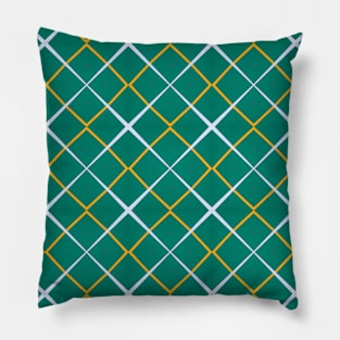 Off Tartan Green Pillow